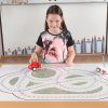 FingerCars-Set mit Puzzlebahn und Papierstraßenvorlagen