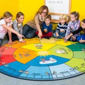 Lernteppich "Jahreskreis bedruckt"