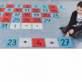 Zahlen von 0 bis 31 "Teppichfliesen"