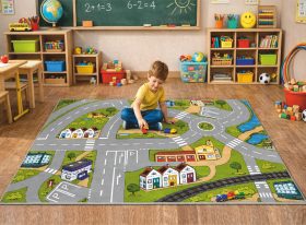 Straßenteppich- Verkehrsübungsteppich