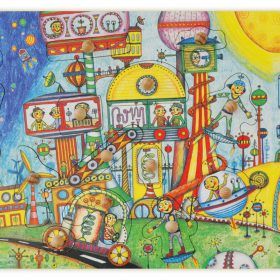 Die Zeitstempelmaschine 24 Stempel