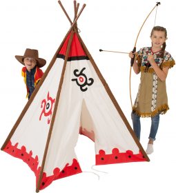 Wigwam / Tipi 4 Seiten mit Fenster