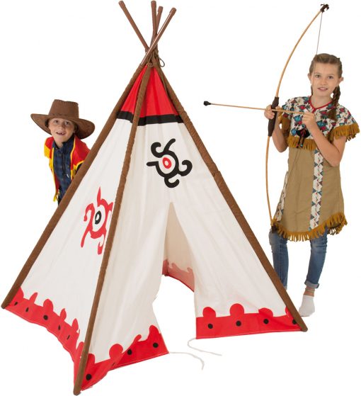 Wigwam / Tipi 4 Seiten mit Fenster