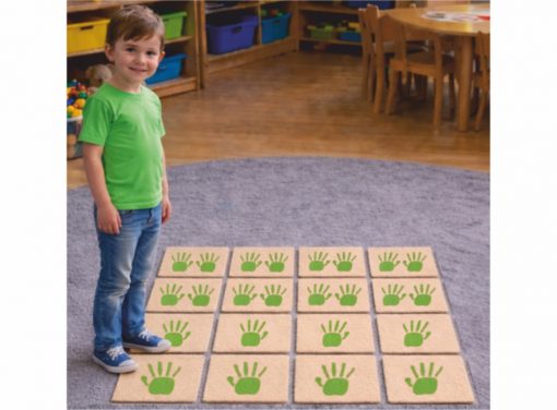 Teppichkärtchen Hände