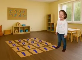 Teppichkärtchen Füße