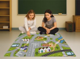 Straßenteppich- Verkehrsübungsteppich